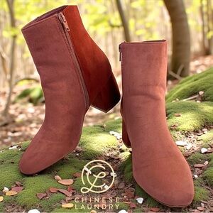 CHINESE LAUNDRY Davina Suede Bootie Sz 8